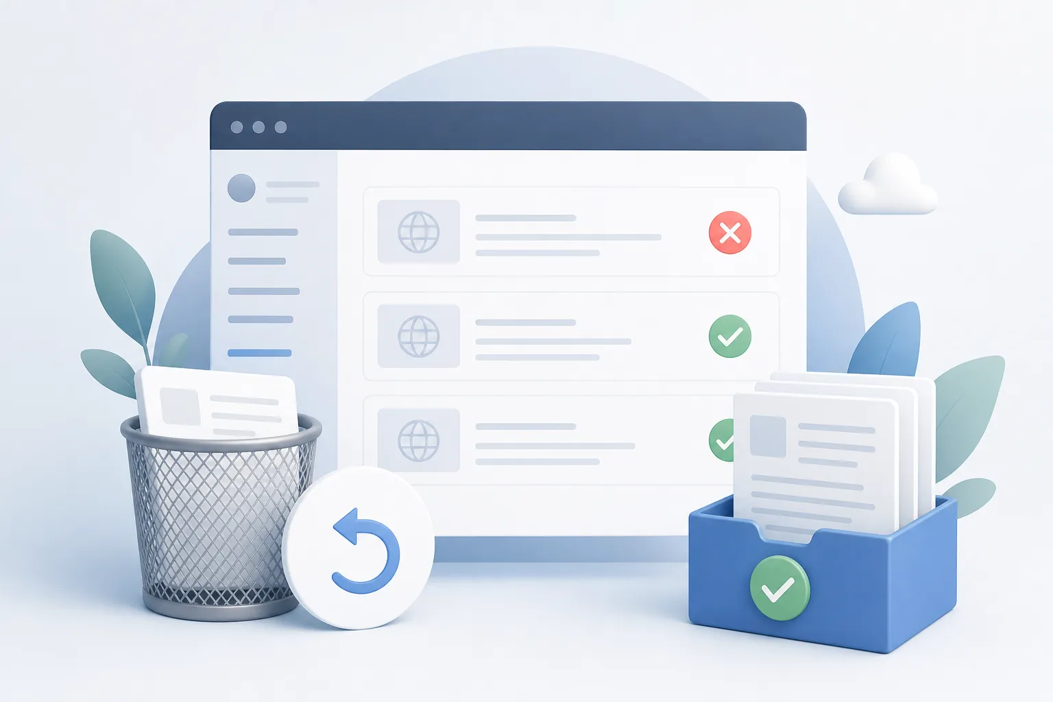 Отмена удаления url search console &mdash; Нейтральный редакционный кадр статьи, подходящий анонсу и полному материалу