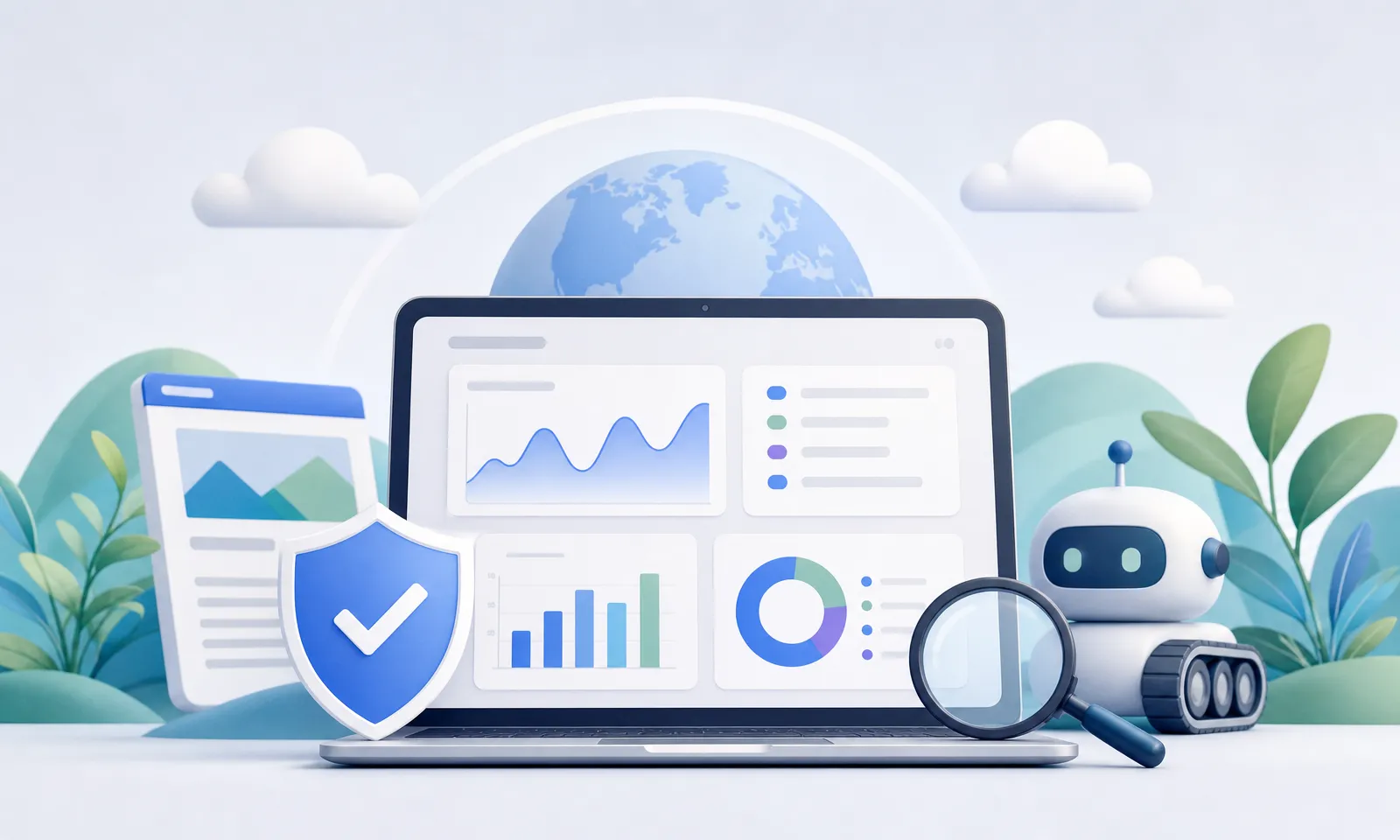 Подключение google search console — Широкий обзор выбранной темы с одним ясным визуальным центром